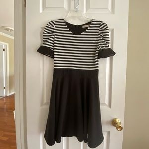 Cute stripe mini dress made in Korea